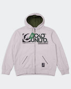 Ecko White Cotton Full - Zip Hoodie - L