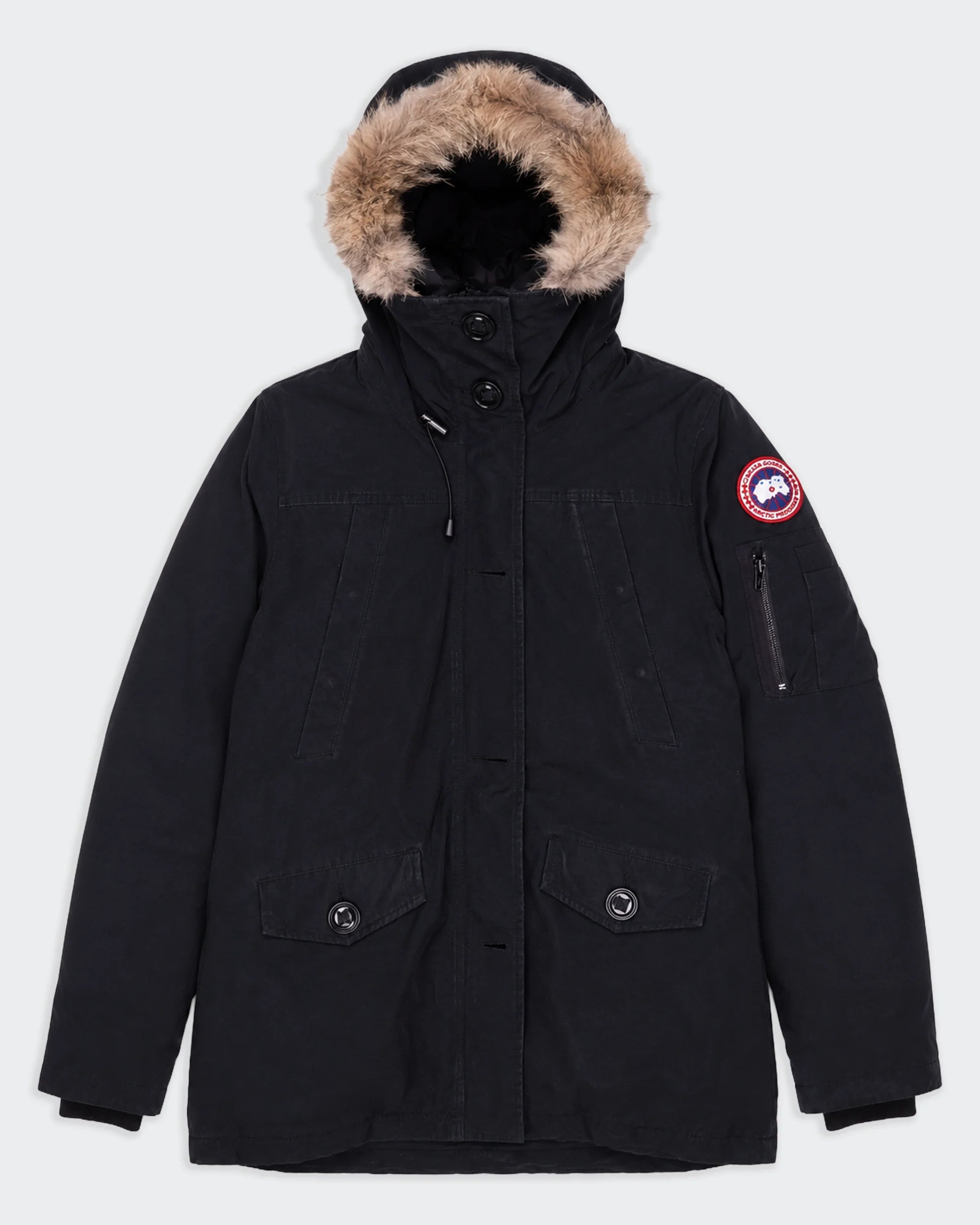 Canada Goose Black Parka Coat - M
