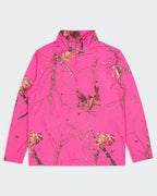 Mossy Oak Pink Quarter-Zip Sweater - L