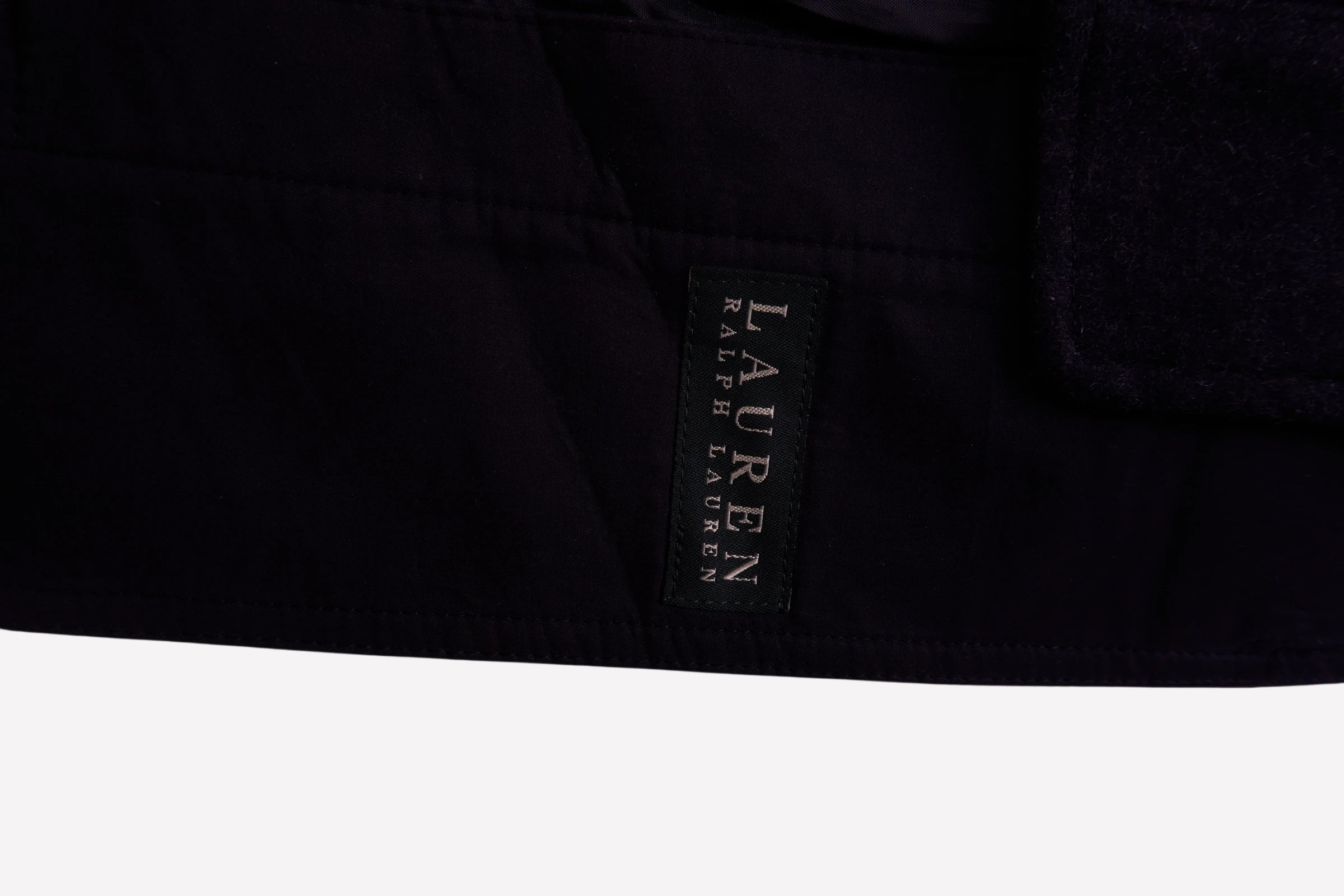 Ralph Lauren Navy Car Coat - L