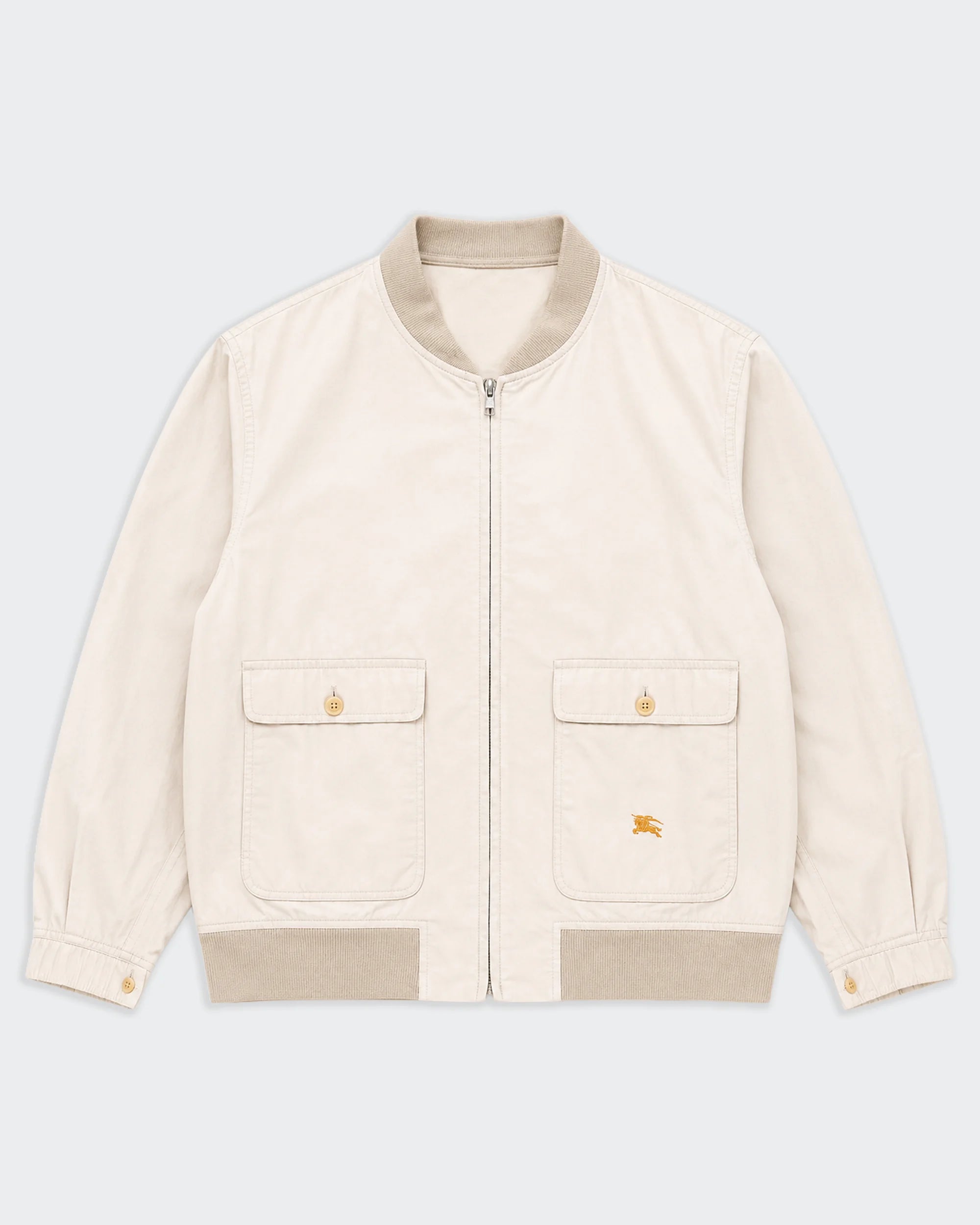 Burberry Beige Bomber Jacket -