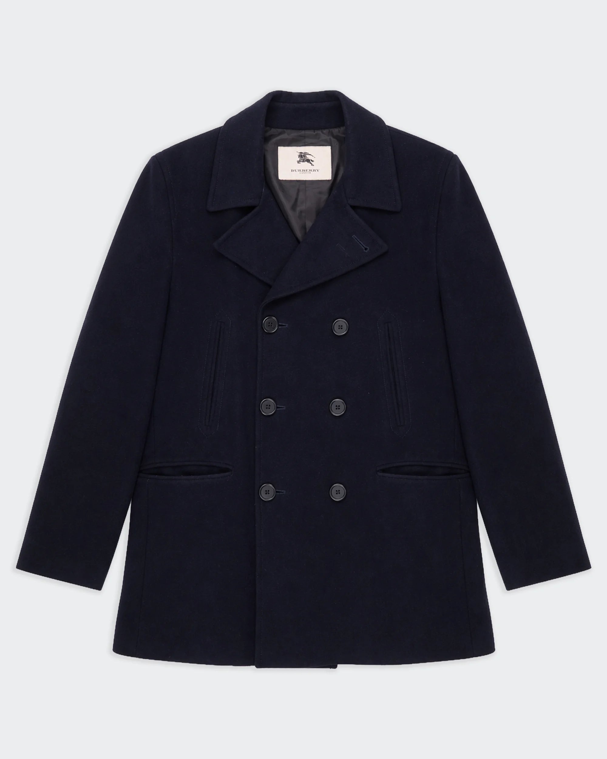 Burberry Navy Peacoat - L