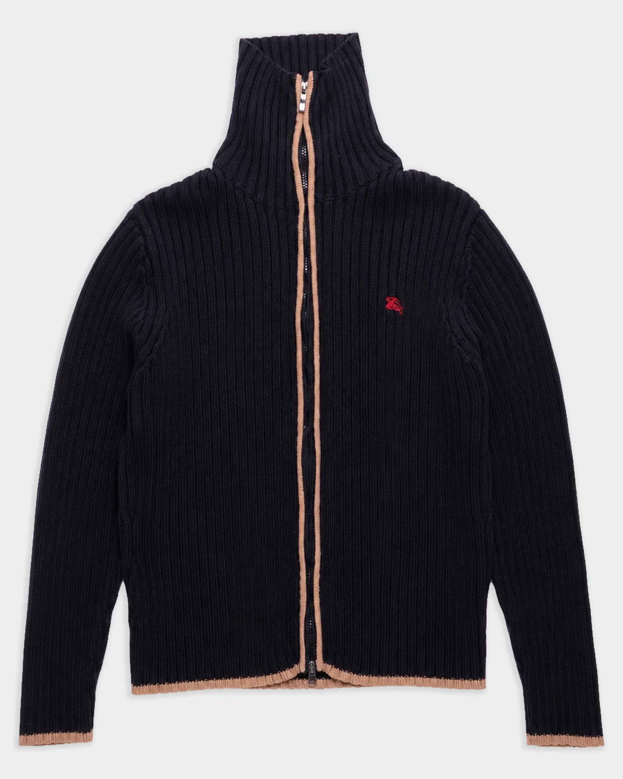 Burberry Black Full-zip Hoodie - M