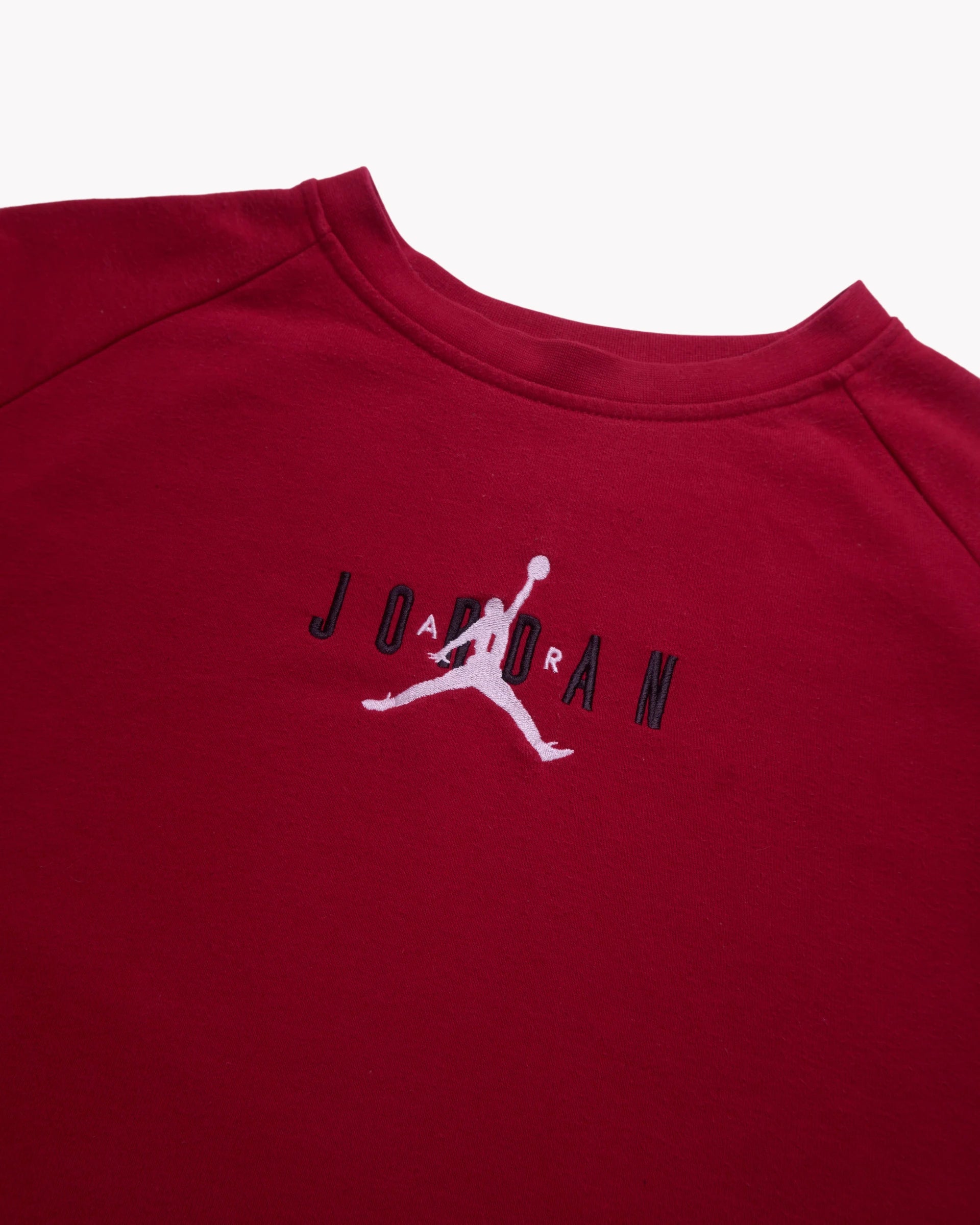 Air Jordan Red Crewneck Sweater - M