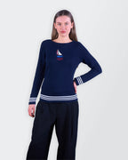 Ralph Lauren Navy Crewneck Jumper -