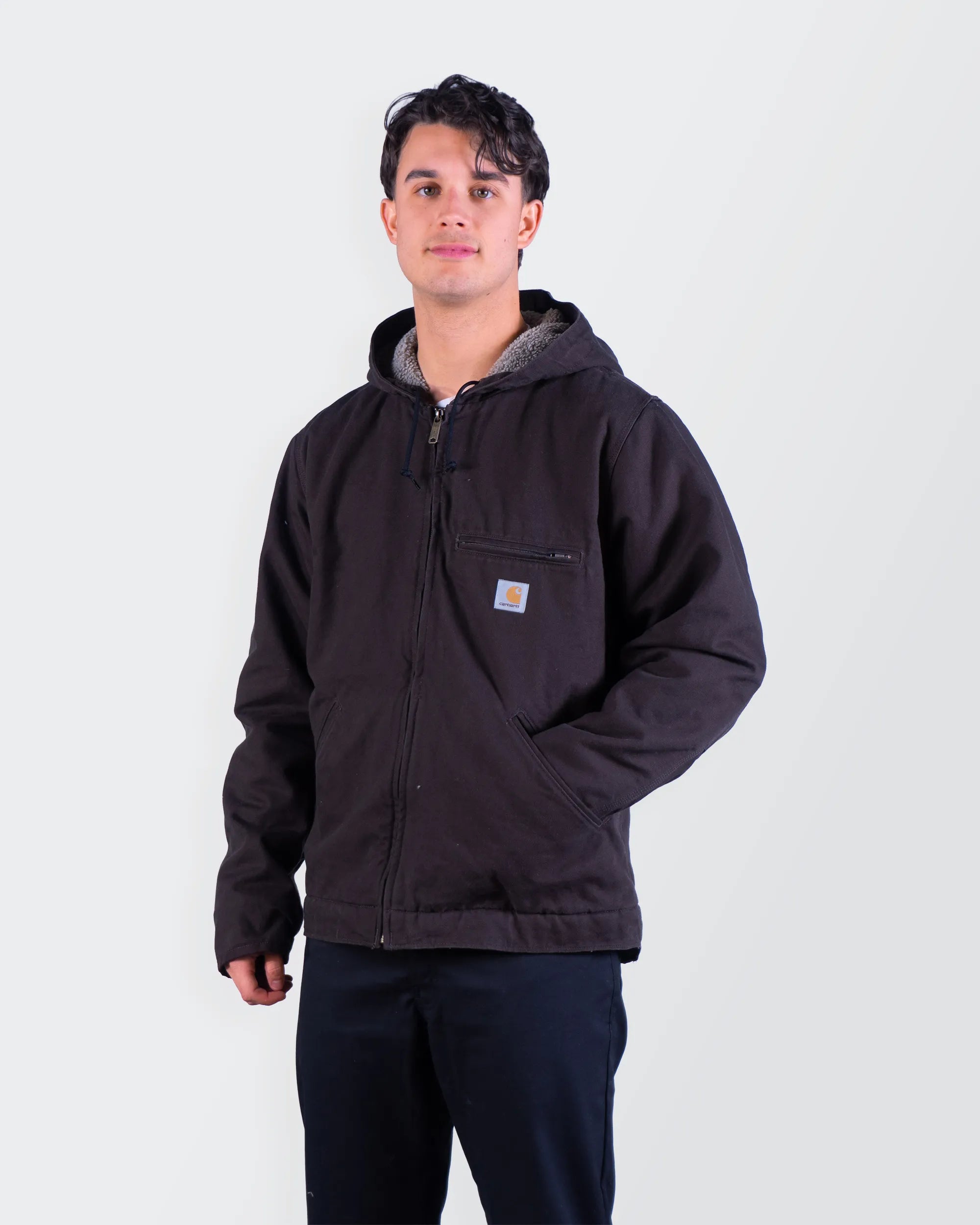 Carhartt Black Canvas Jacket - L
