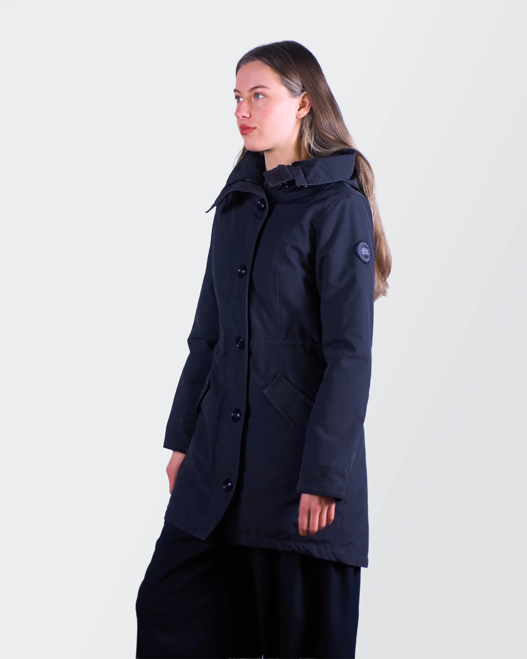 Canada Goose Black Parka Coat - S