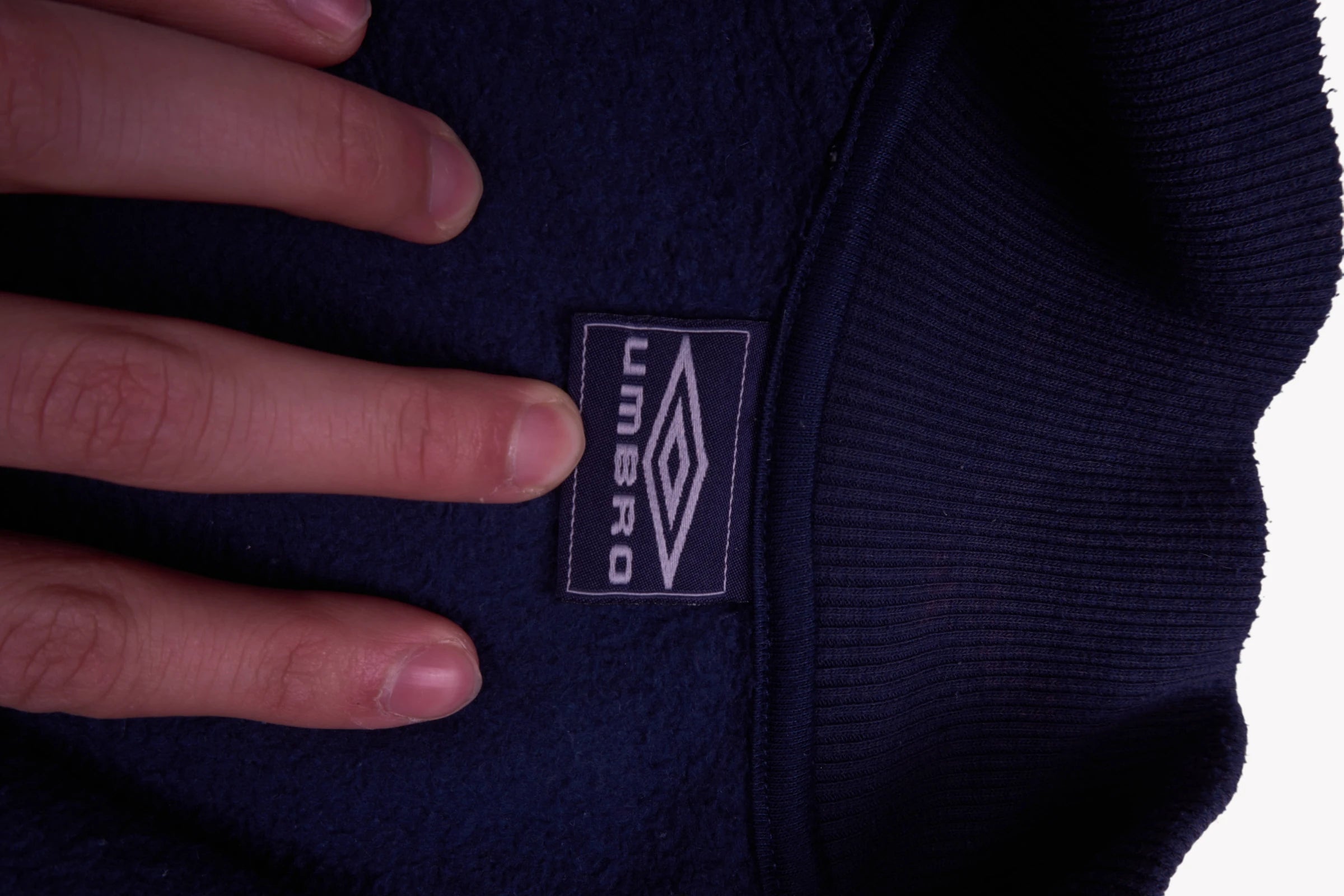 Umbro Navy Quarter-zip Sweater - M
