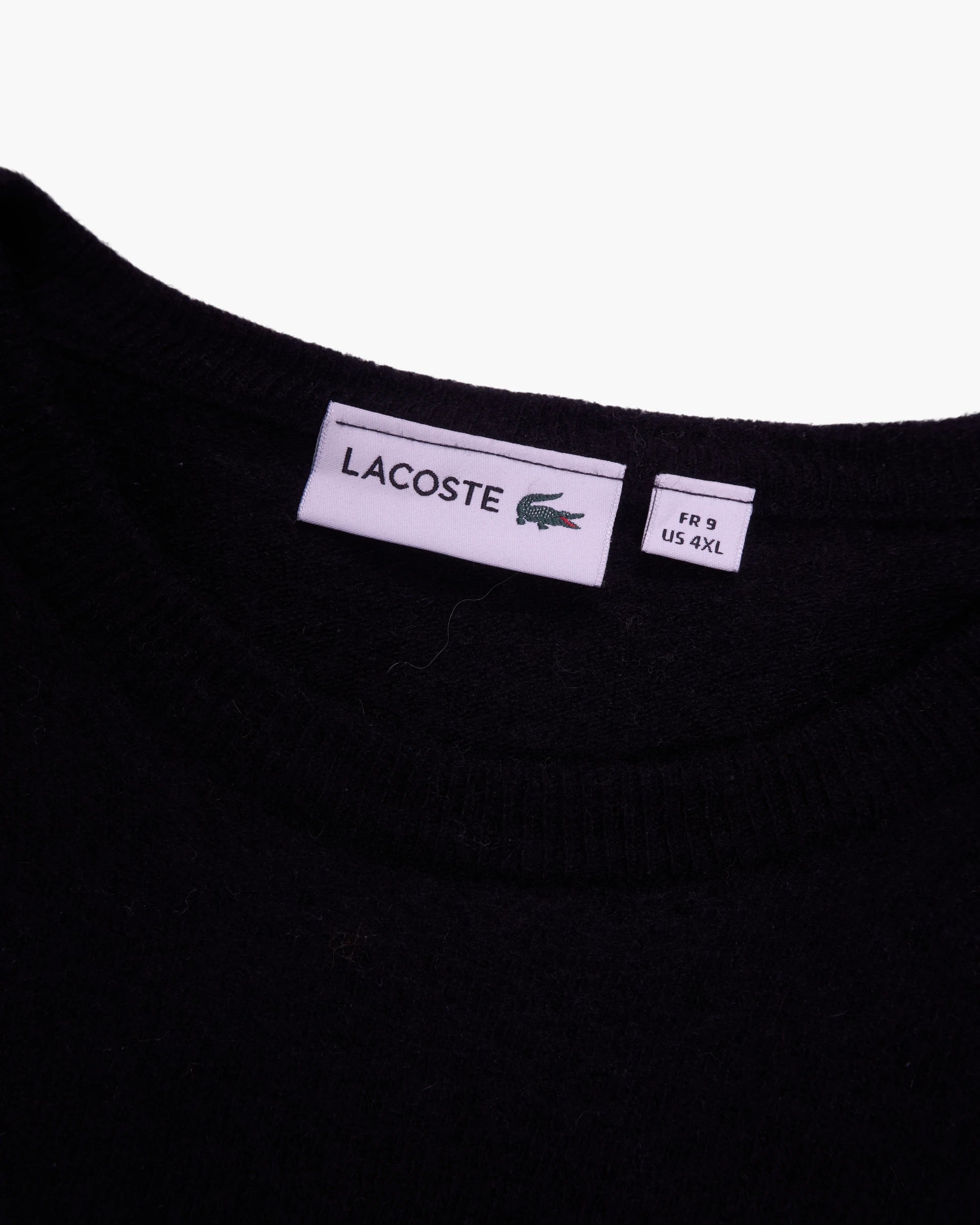 Lacoste Black Crewneck Jumper -