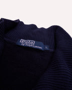 Ralph Lauren Navy Full-Zip Jumper - L