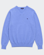 Burberry Blue V-neck Jumper - M