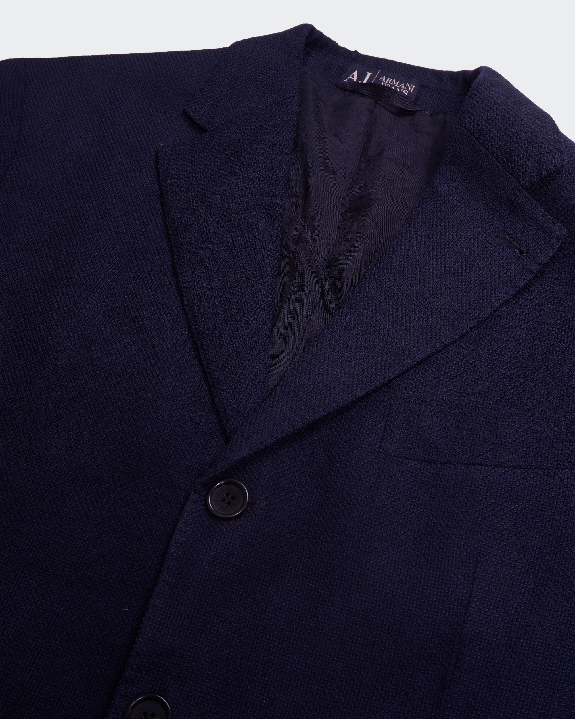 Armani Navy Single-breasted Blazer - L