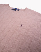 Ralph Lauren Pink Crewneck Jumper - XL