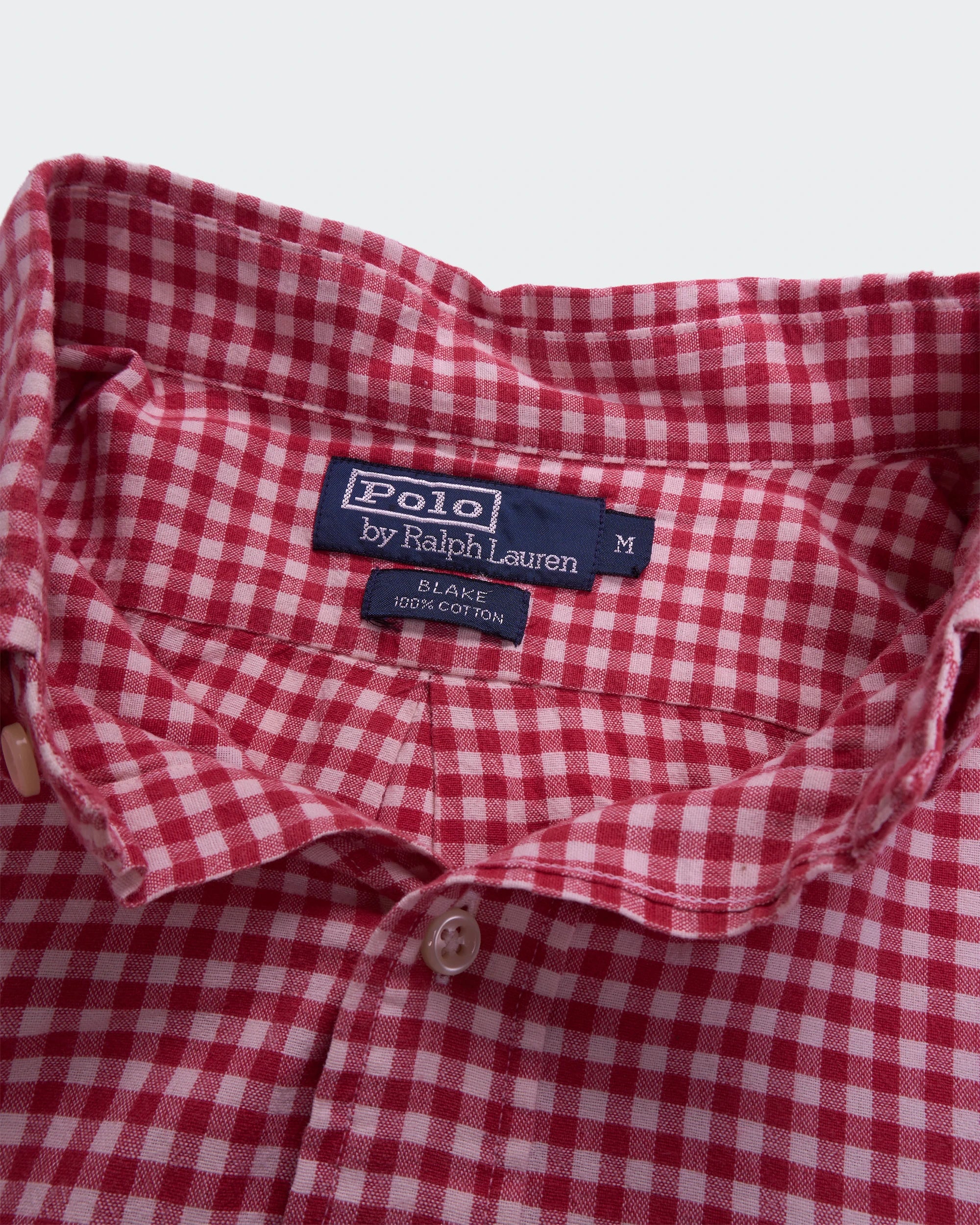 Ralph Lauren Red Button-down Shirt - L