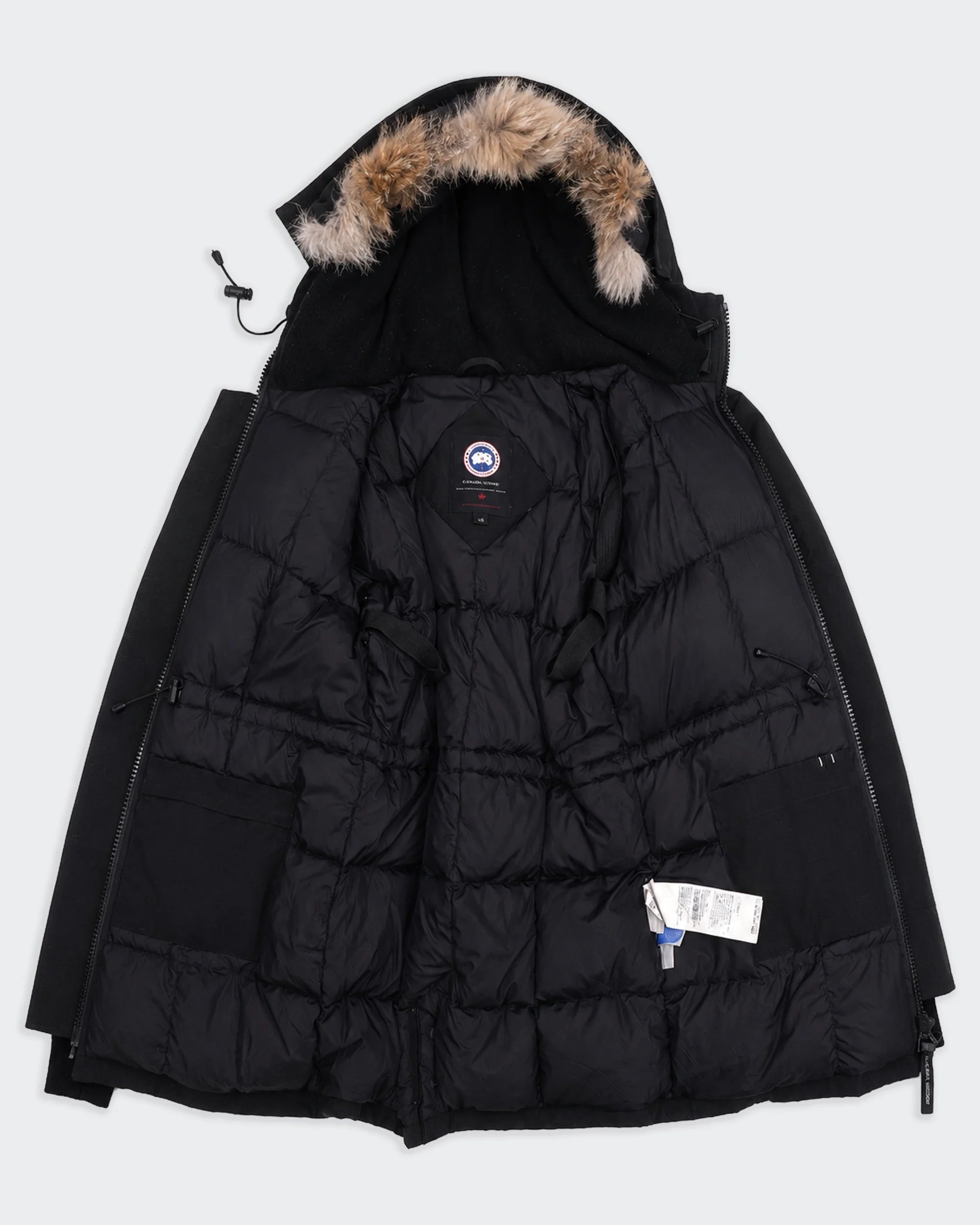 Canada Goose Black Parka Coat - L