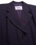 Burberry Navy Double-breasted Blazer - L