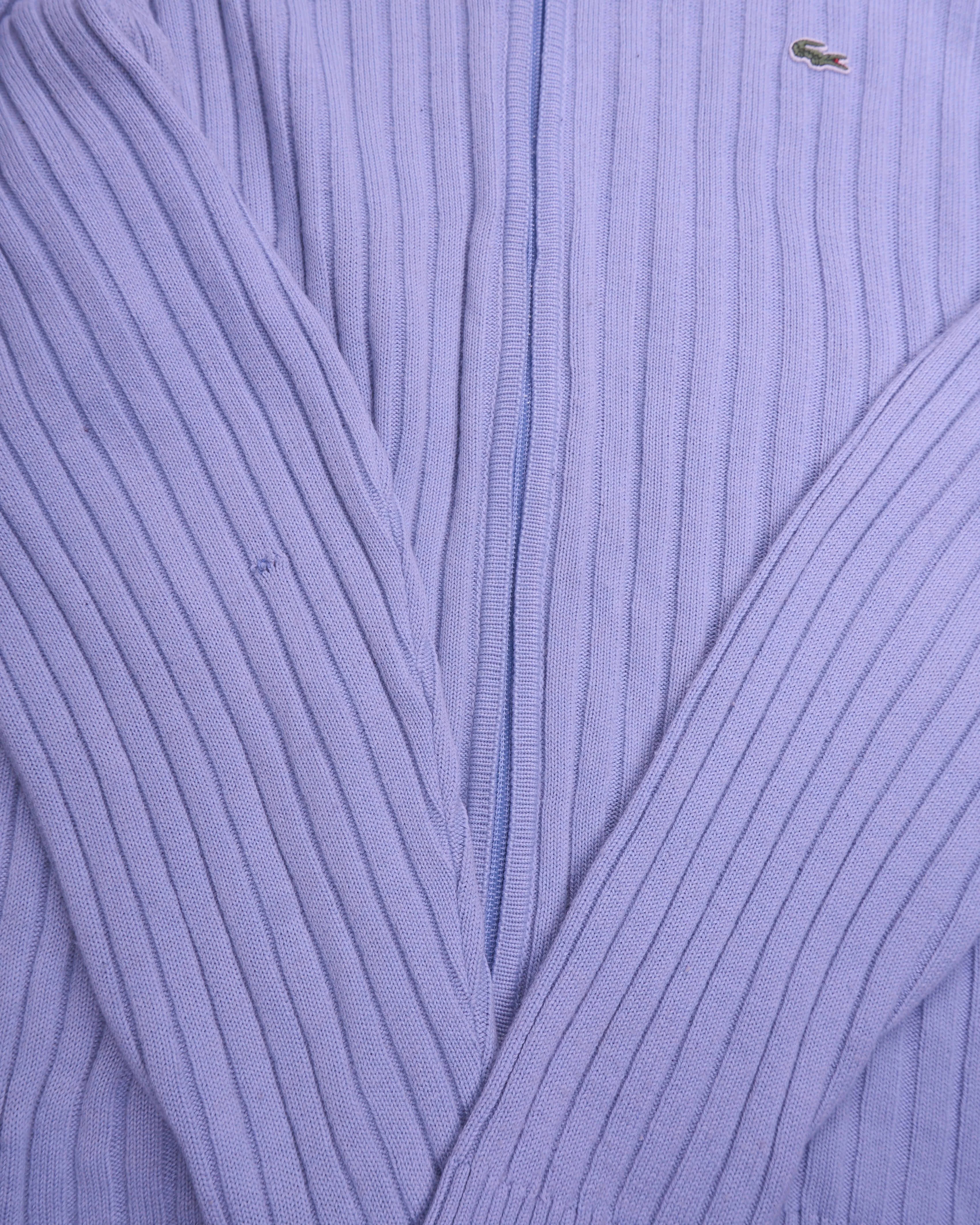 Lacoste Blue Full-zip Jumper - L