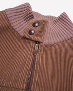 Burberry Brown Zip Cardigan - L