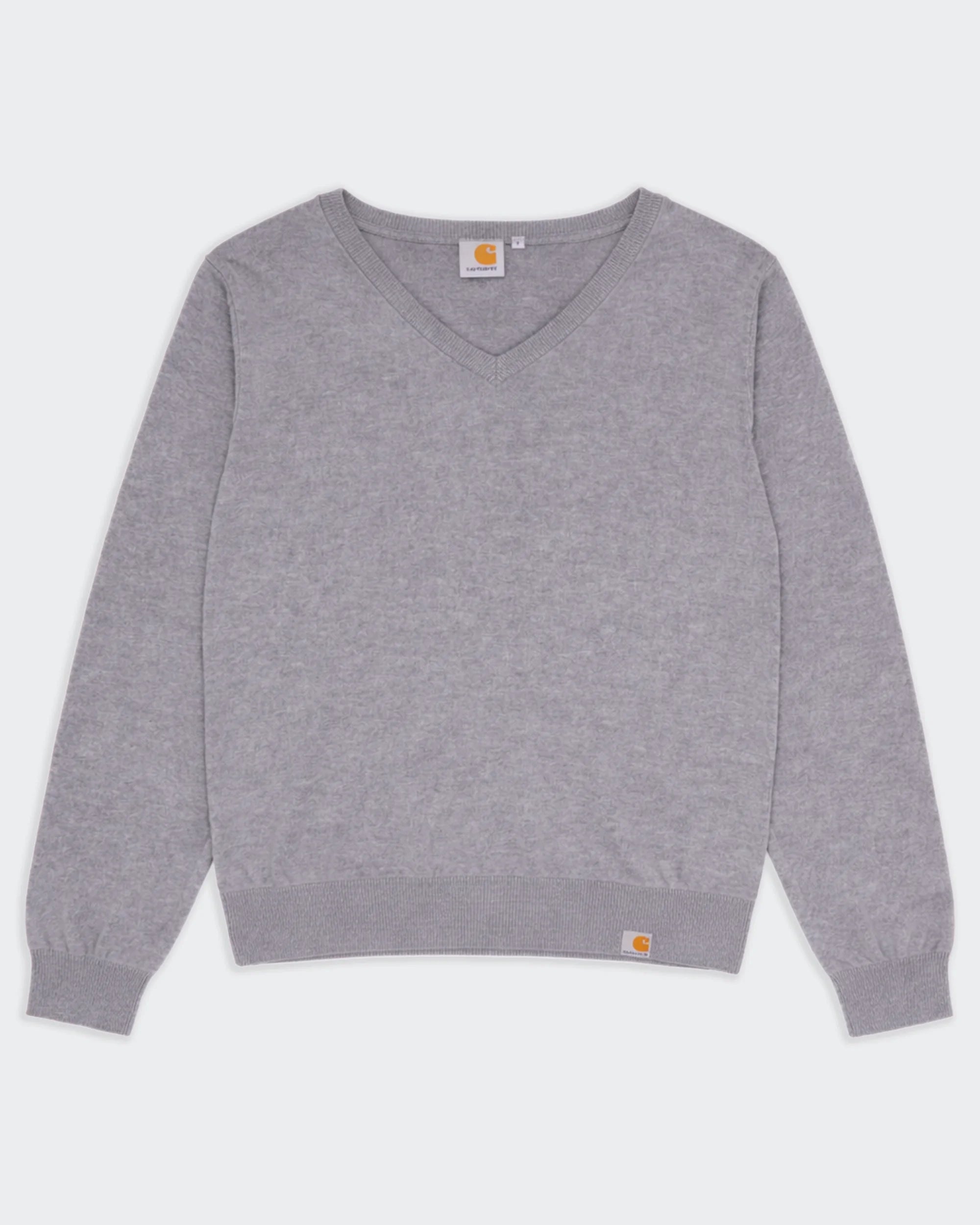 Carhartt Grey V-neck Jumper -