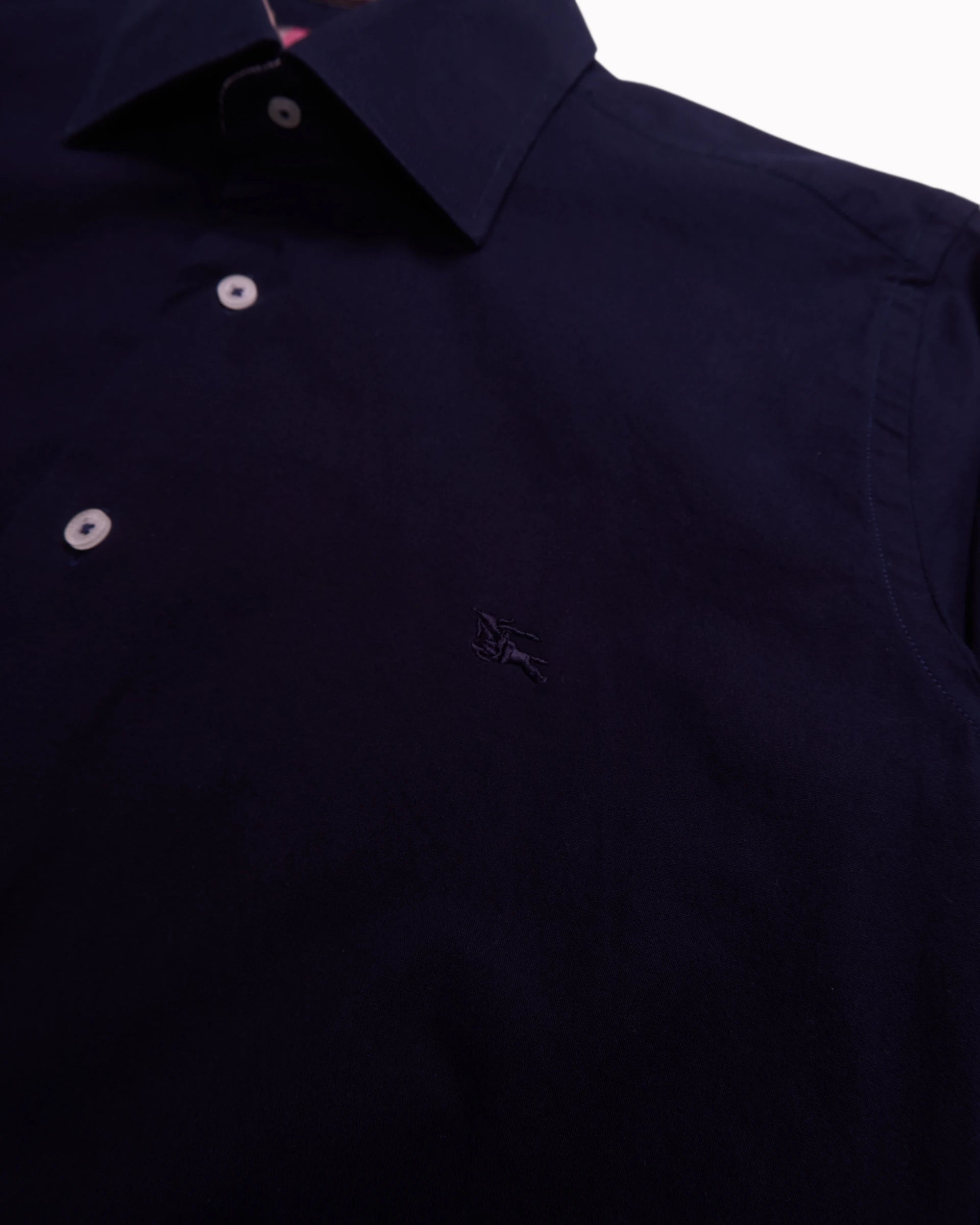 Burberry Navy Button-up Shirt - M