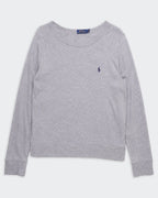 Ralph Lauren Grey Crewneck Jumper - M