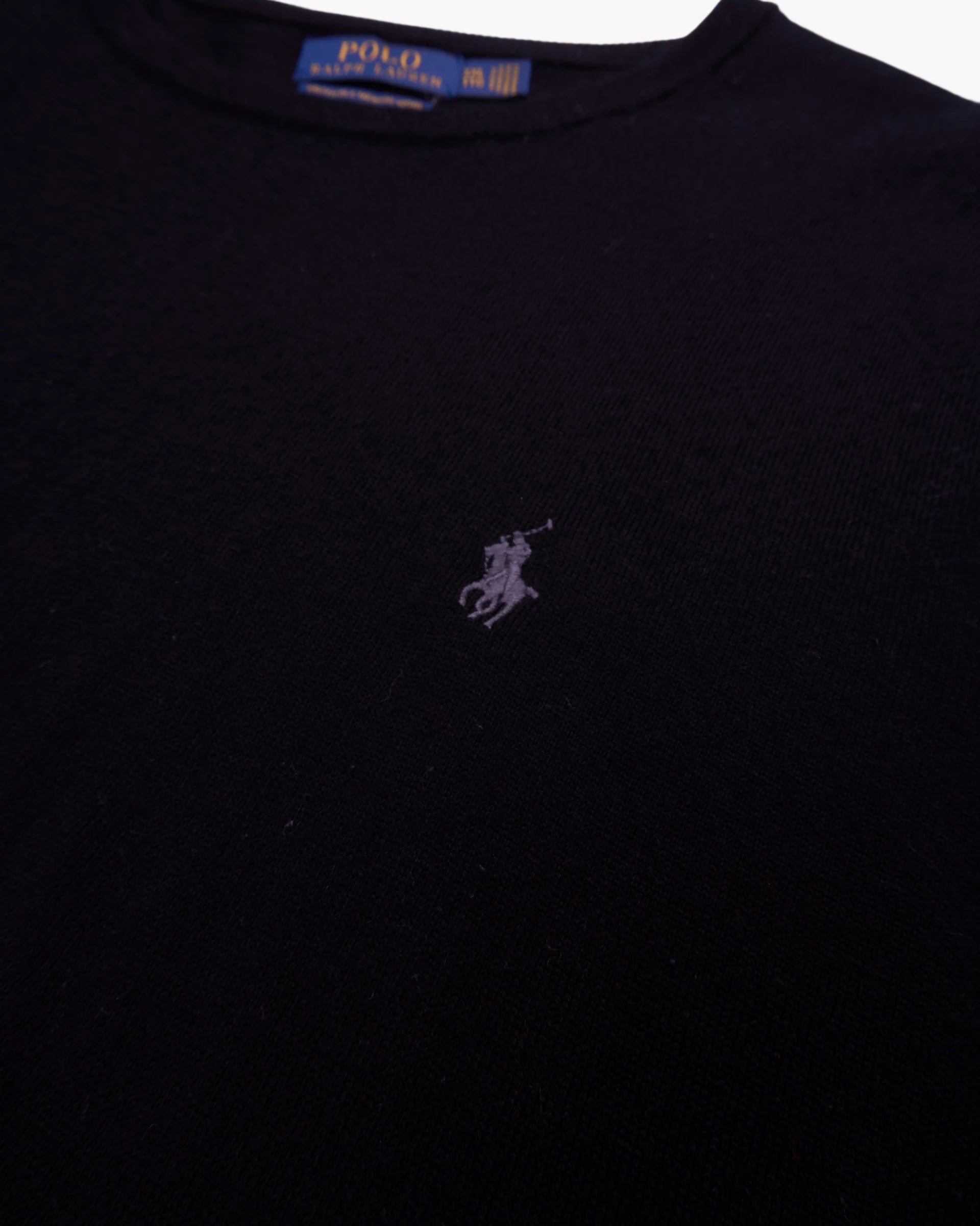 Ralph Lauren Black Crewneck Jumper - XXL