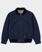 Burberry Navy Bomber Jacket - L