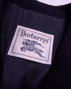 Burberry Navy Double-breasted Blazer - L/M