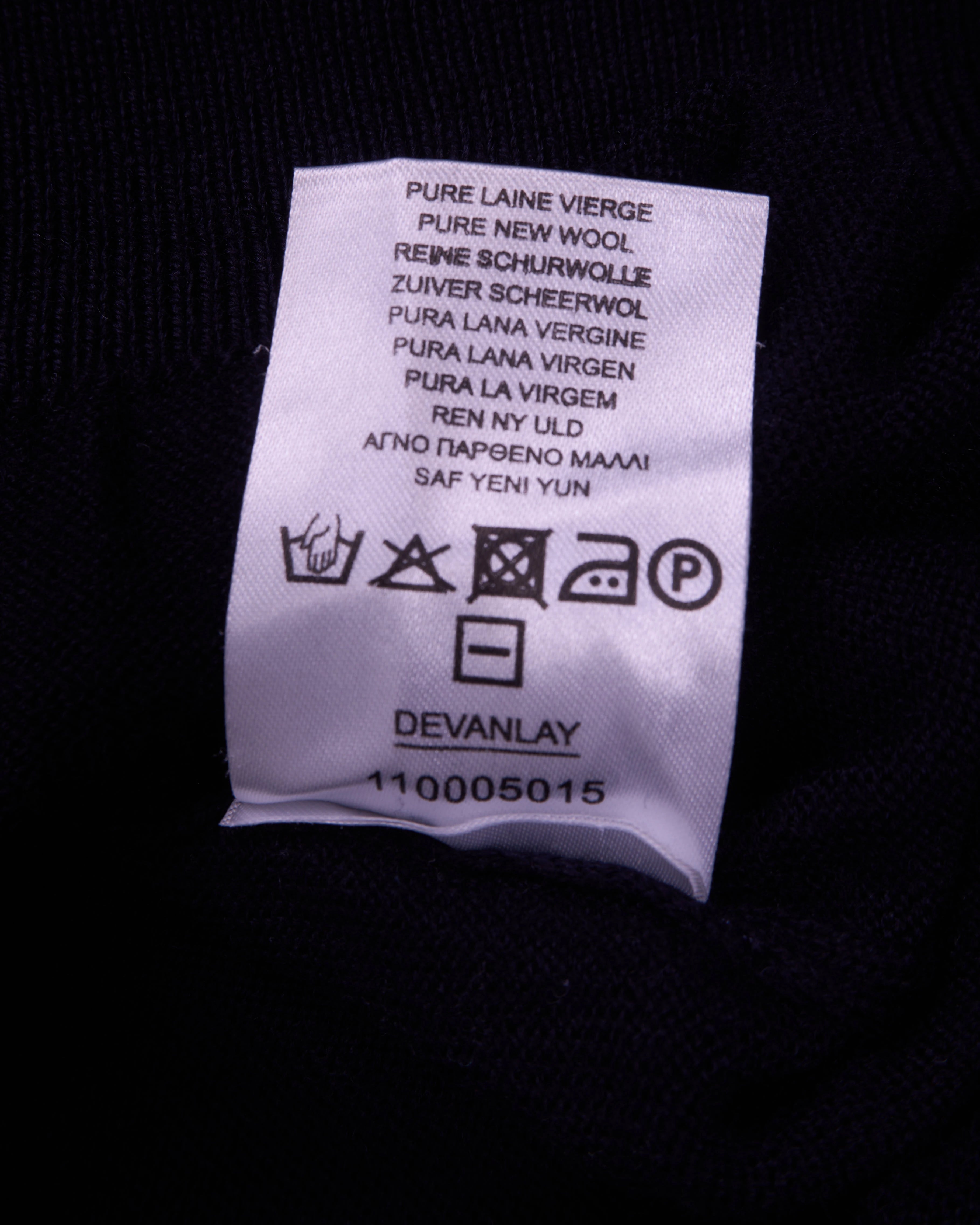 Lacoste Navy Button Cardigan -