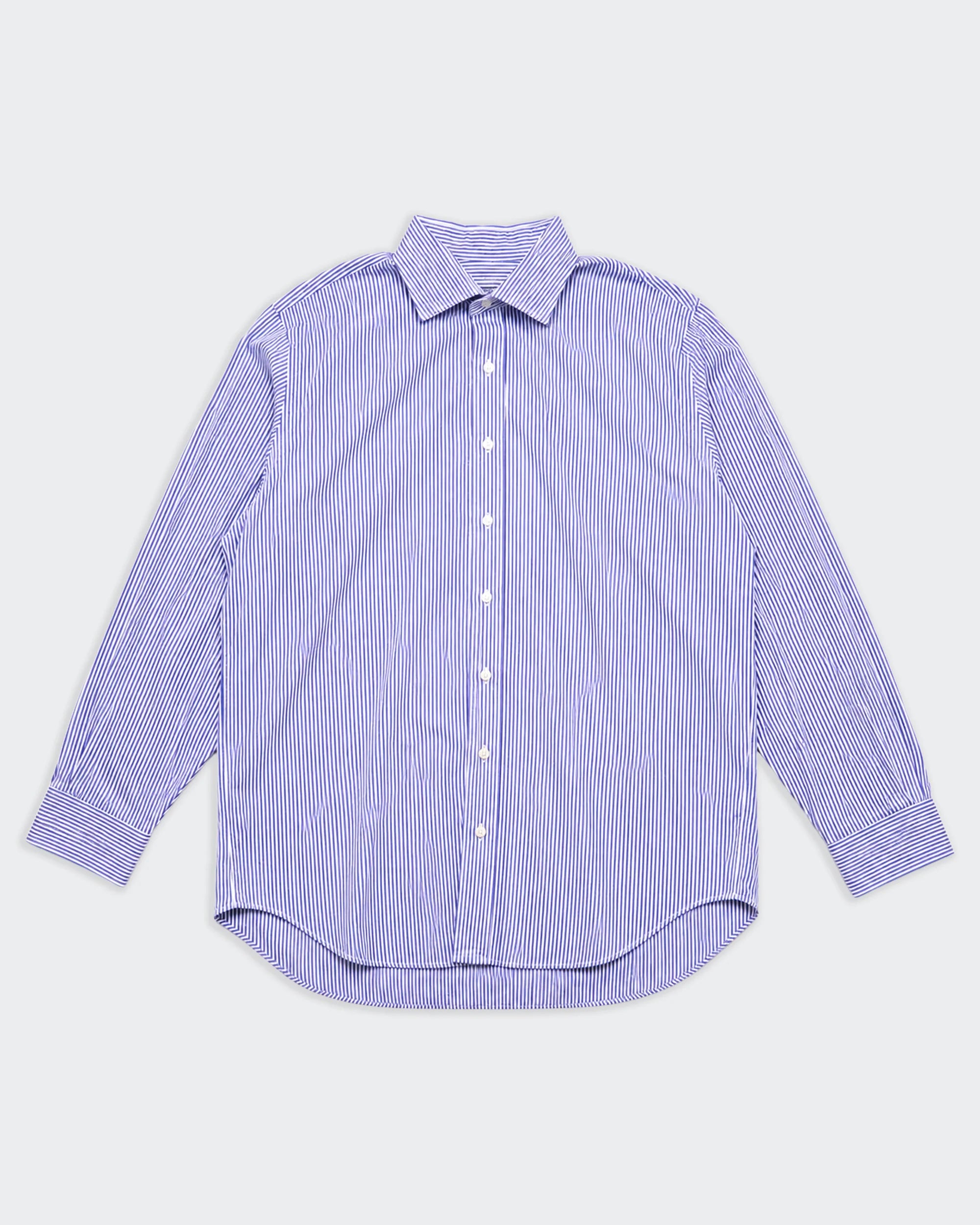 Ralph Lauren Blue Button-down Shirt - XXl