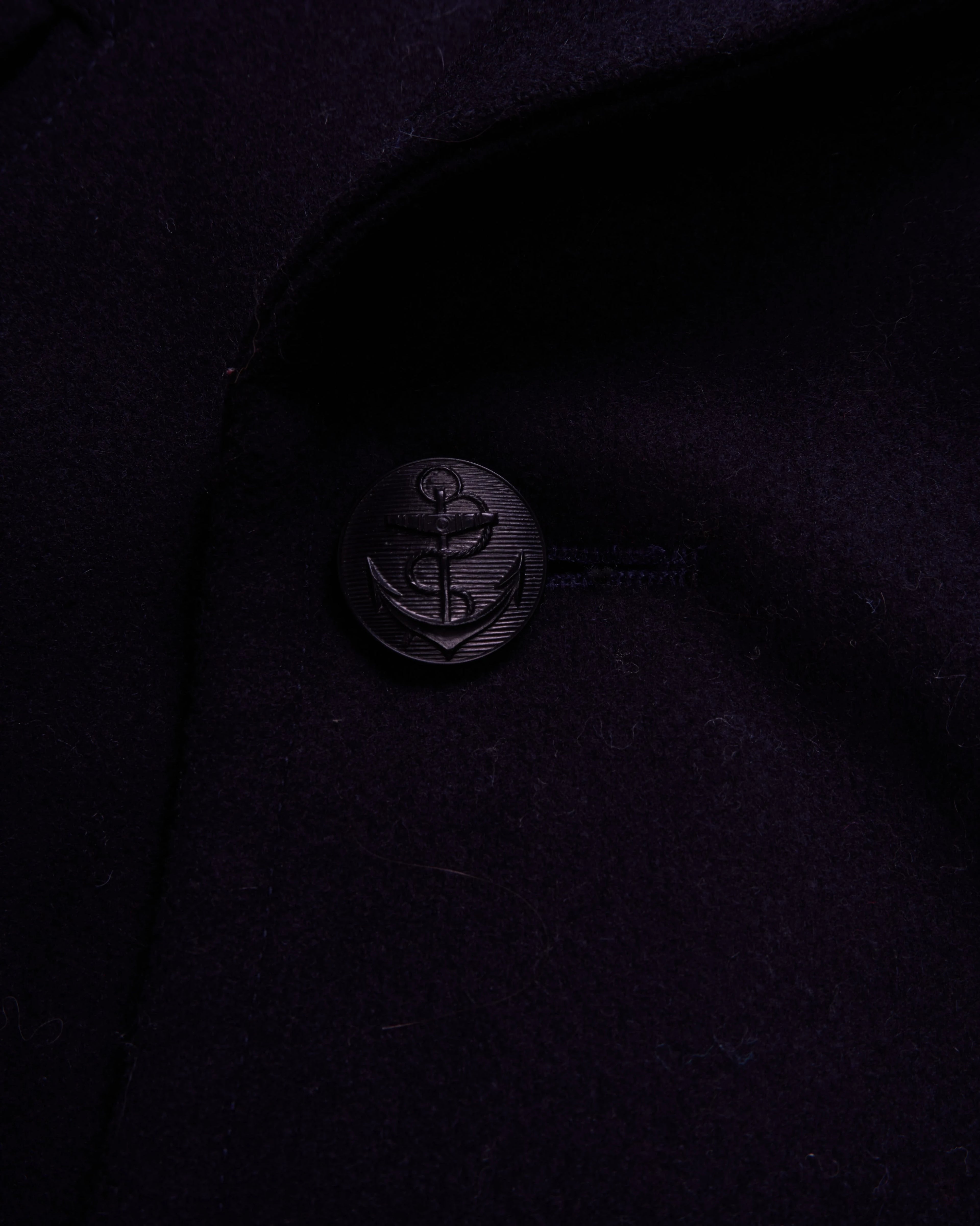 Burberry Navy Peacoat - XL