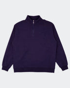 Fila Navy Cotton Quarter - zip Sweater - XL