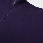 Fila Navy Cotton Quarter - zip Sweater - XL