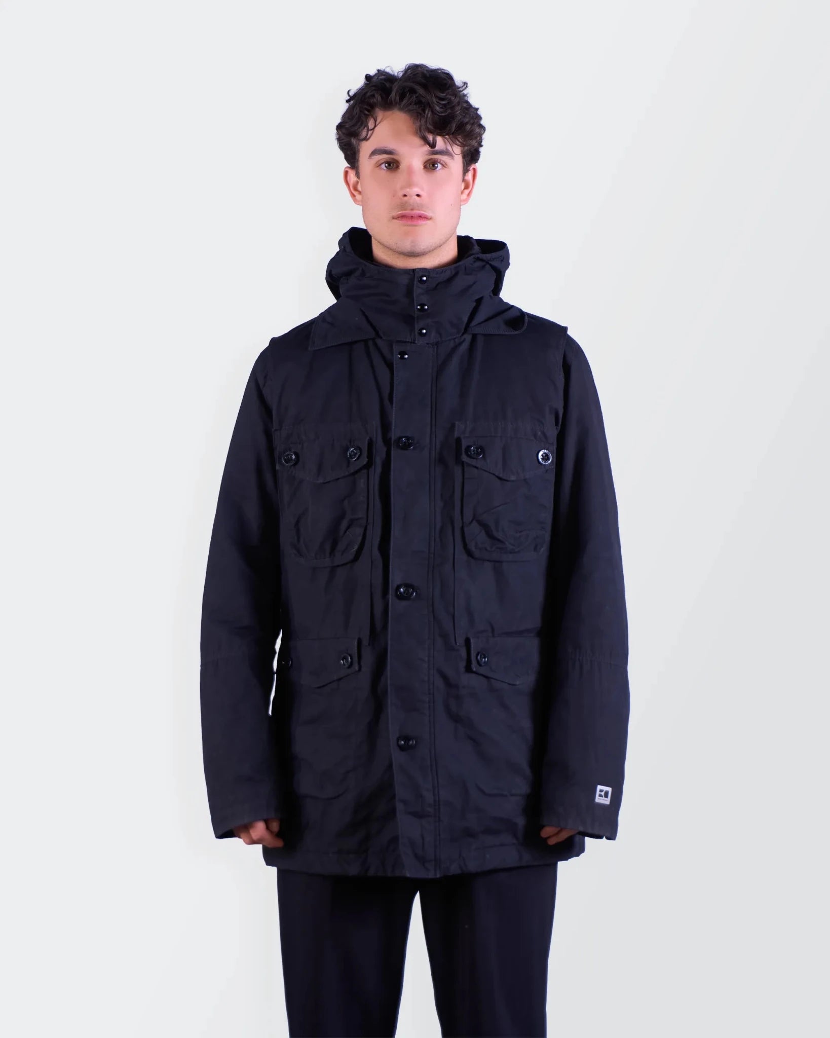 Hugo Boss Orange Navy Parka Jacket L