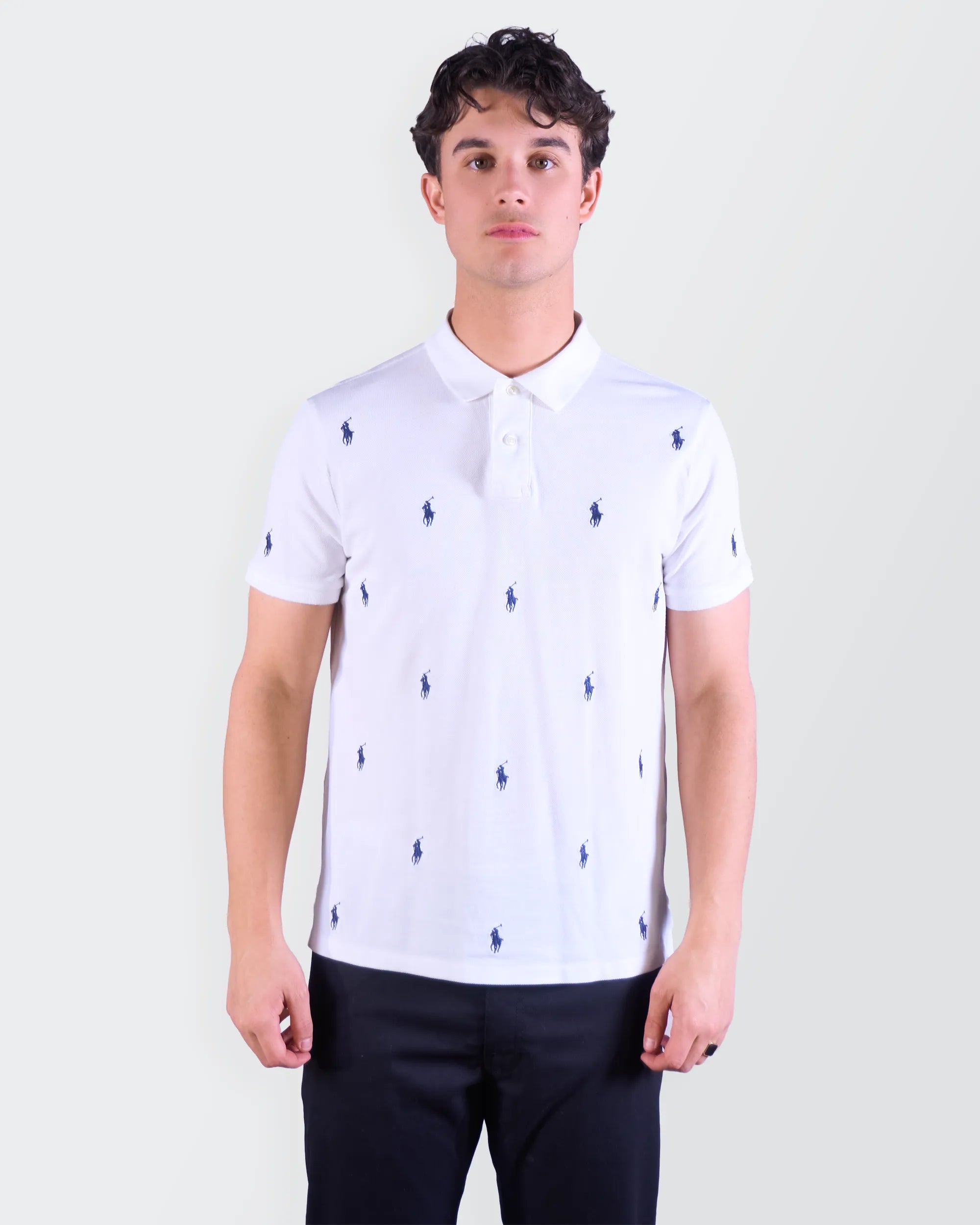 Ralph Lauren witte poloshirt maat M