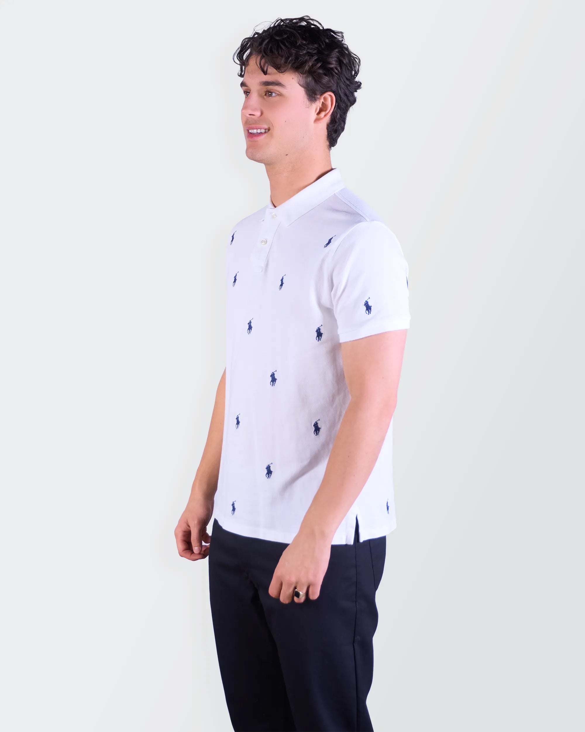 Ralph Lauren witte poloshirt maat M