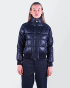 Moncler Navy Nylon Down Jacket - S