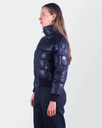 Moncler Navy Nylon Down Jacket - S
