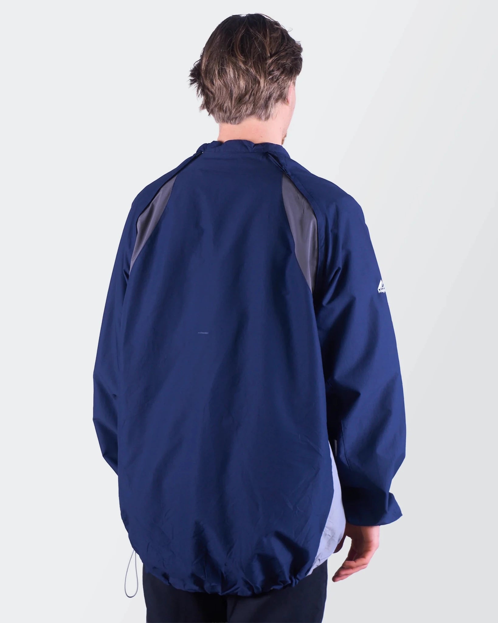 NFL Navy Nylon Windbreaker Jacket - L