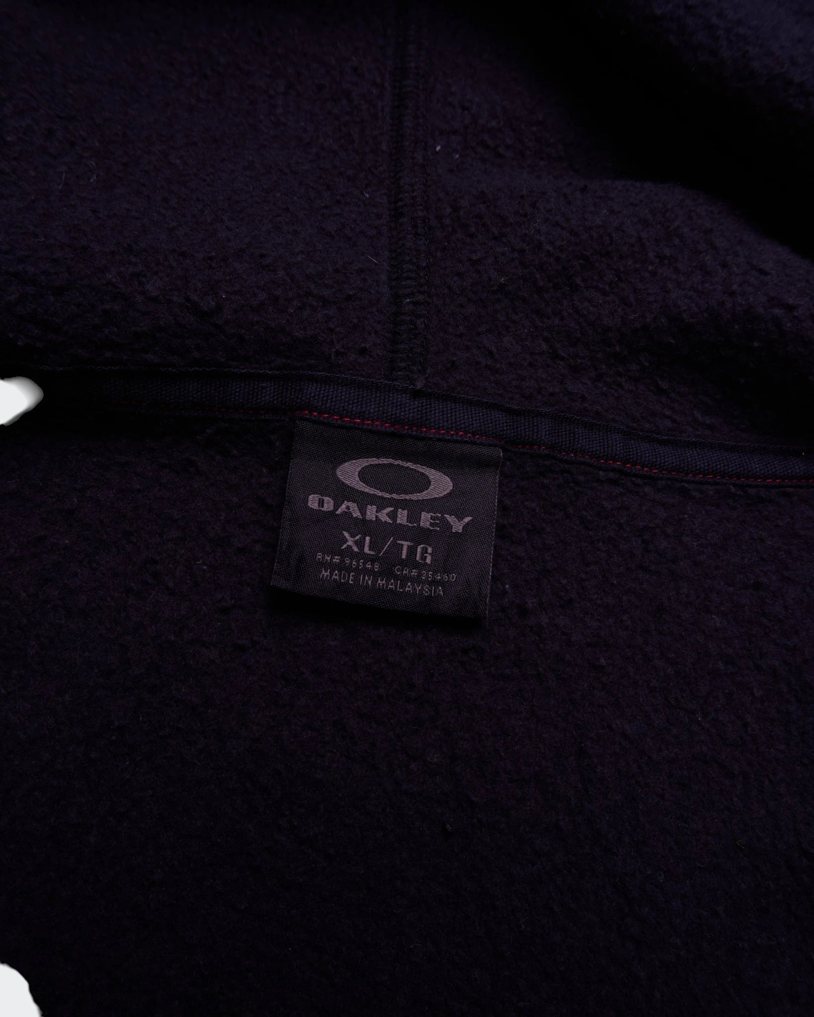 Oakley Black Full - zip Hoodie - XL
