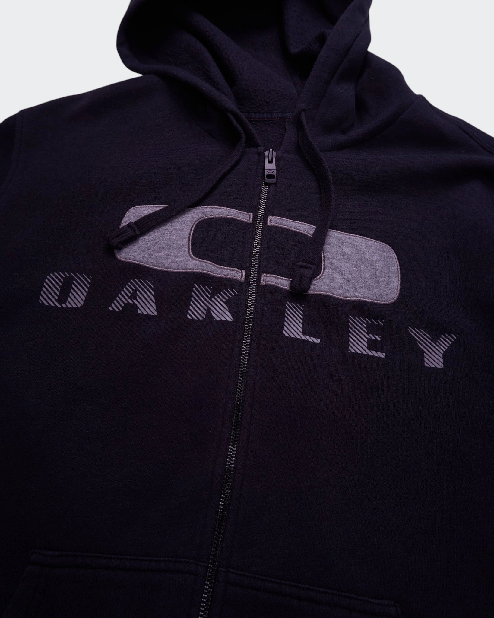 Oakley Black Full - zip Hoodie - XL
