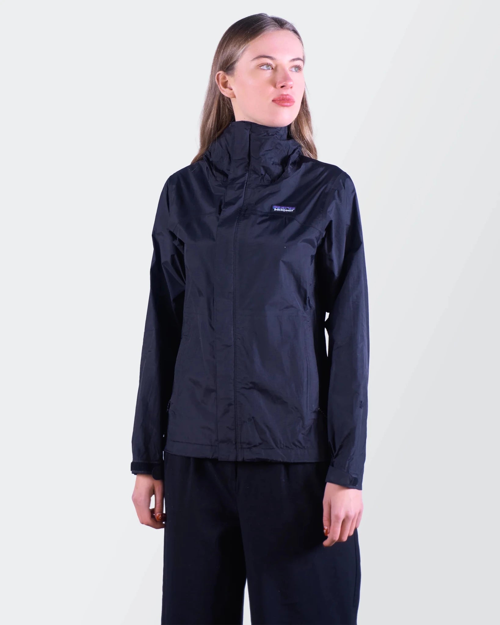 Patagonia Navy Nylon Rain Jacket - S