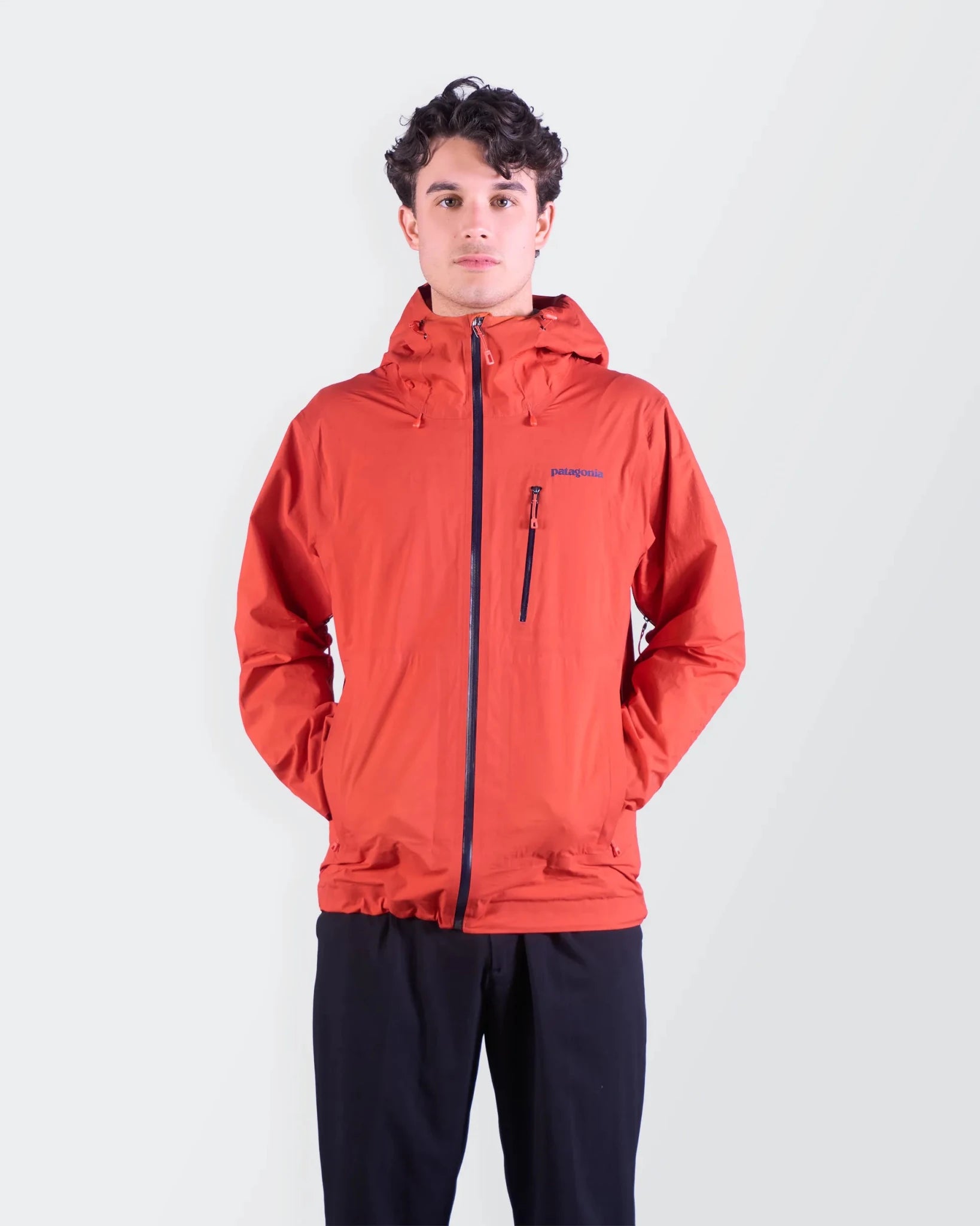 Patagonia Orange Rain Jacket - M
