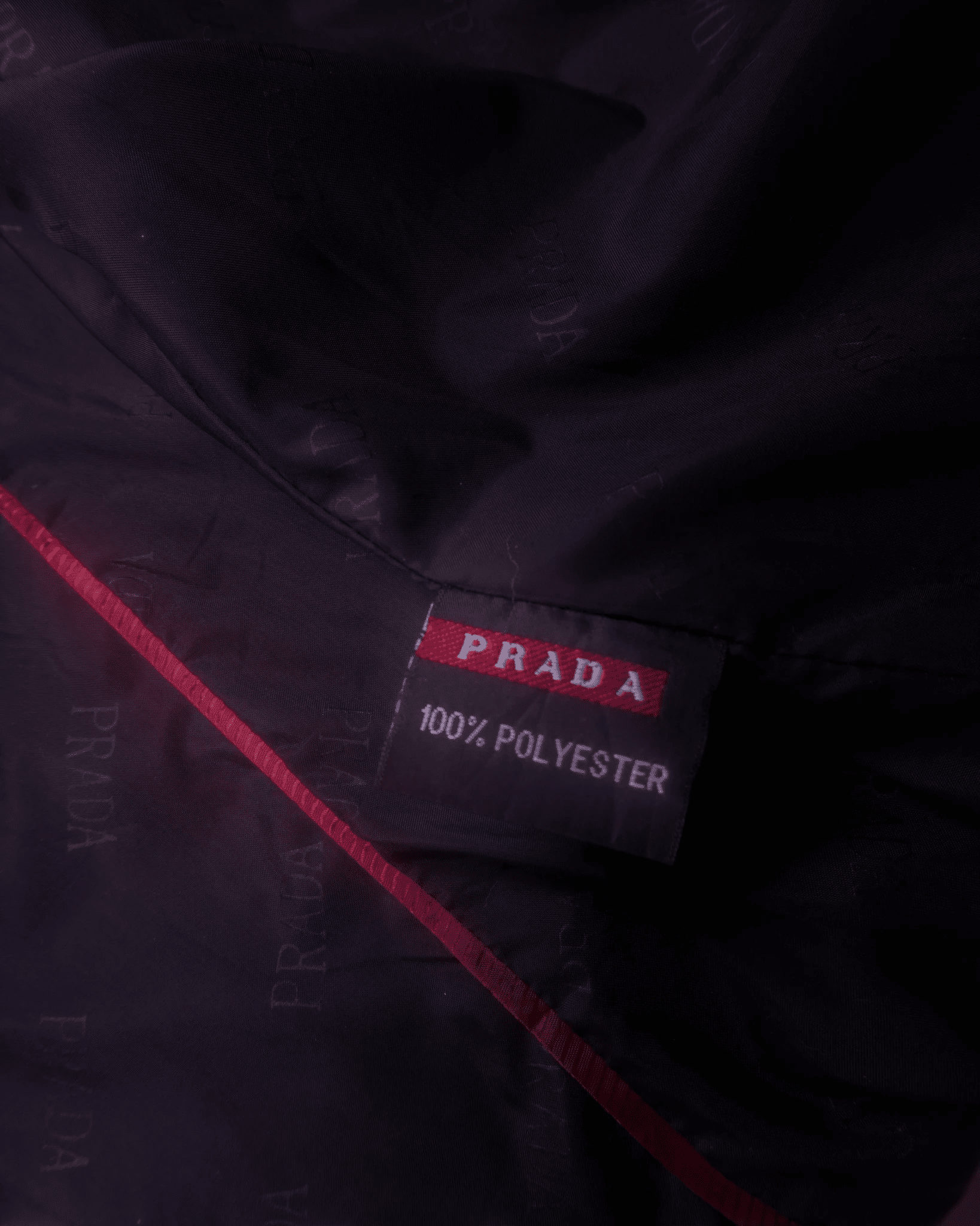 Prada Black Rain Jacket - M