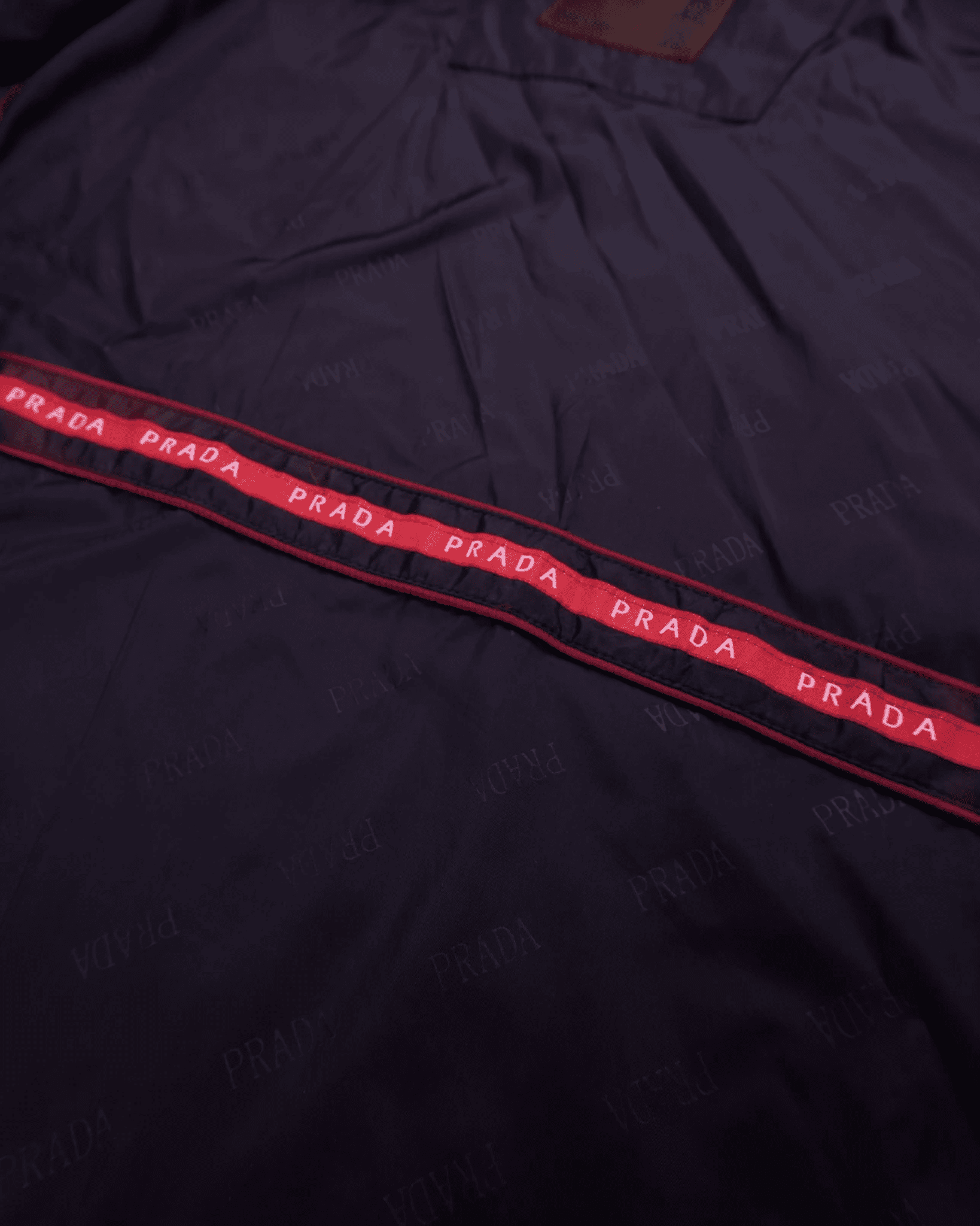 Prada Black Rain Jacket - M