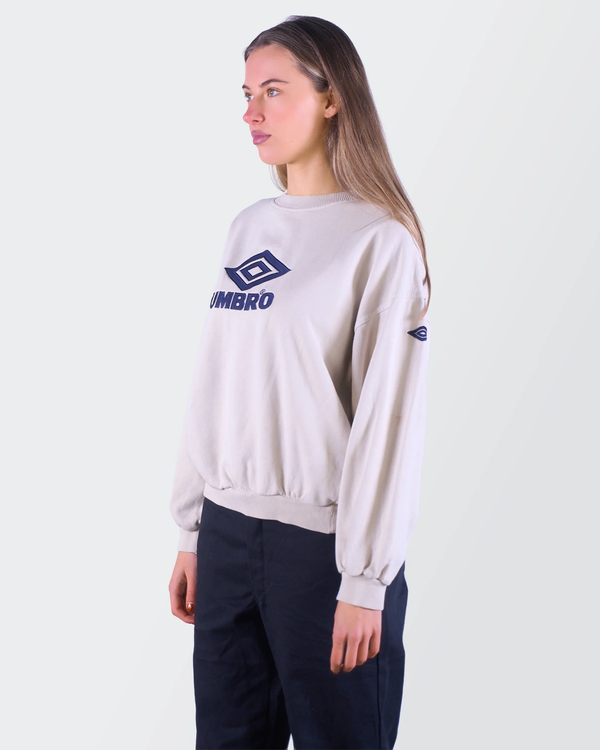 Umbro Beige  Crewneck Sweater - XS
