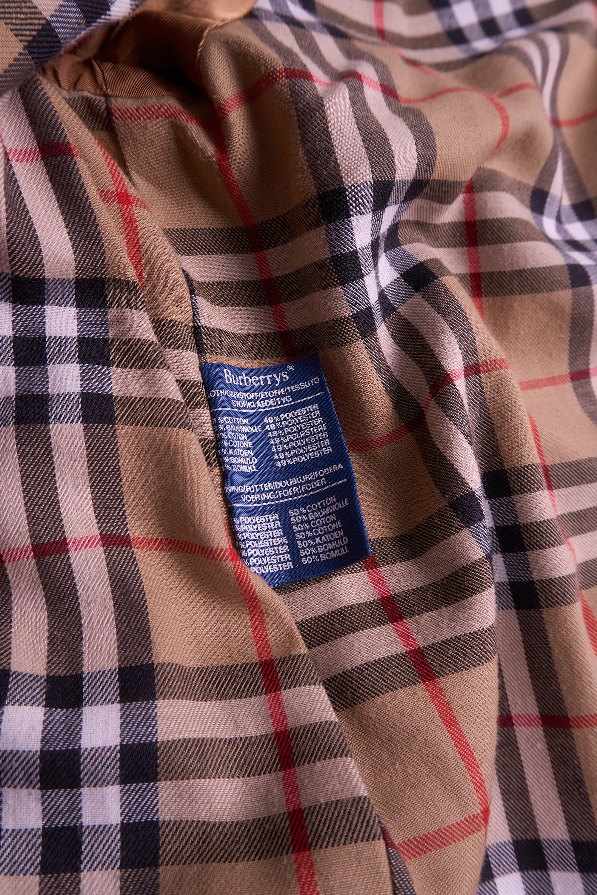 Burberry 1990's Beige  Trenchcoat - M