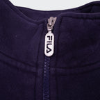 Fila Navy  Quarter-zip Sweater - XL