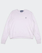 Ralph Lauren White  Crewneck Sweater - XXL