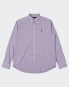 Ralph Lauren White Button-Down Shirt - L